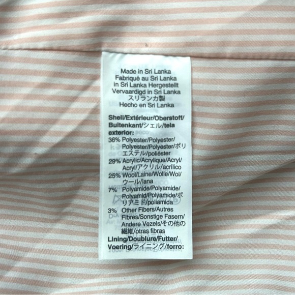 J. Crew Parke Plaid Nello Gori Wool Blazer Italian Neutral Houndstooth Size 00 - Picture 12 of 12